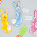 Easter Foot Print Crafts cover