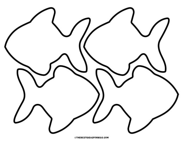 fish template 4 per page